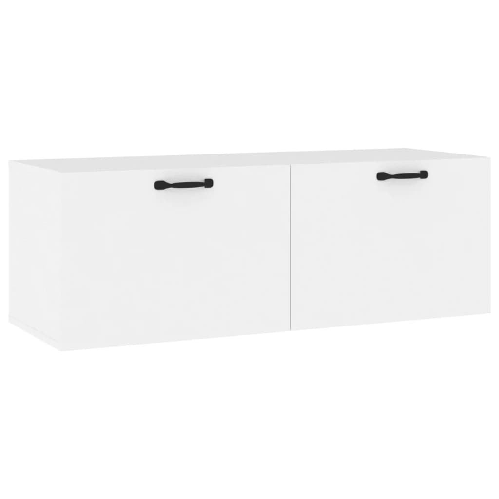 vidaXL Dulap de perete, alb, 100x36,5x35 cm, lemn prelucrat vidaXL Dulap de perete, alb, 100x36,5x35 cm, lemn prelucrat