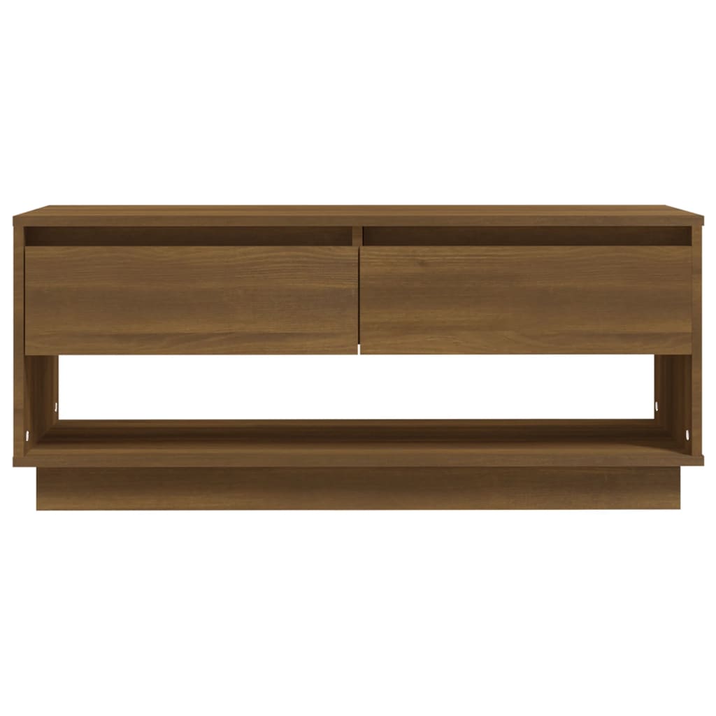 vidaXL Comodă TV, stejar maro, 102x41x44 cm, PAL