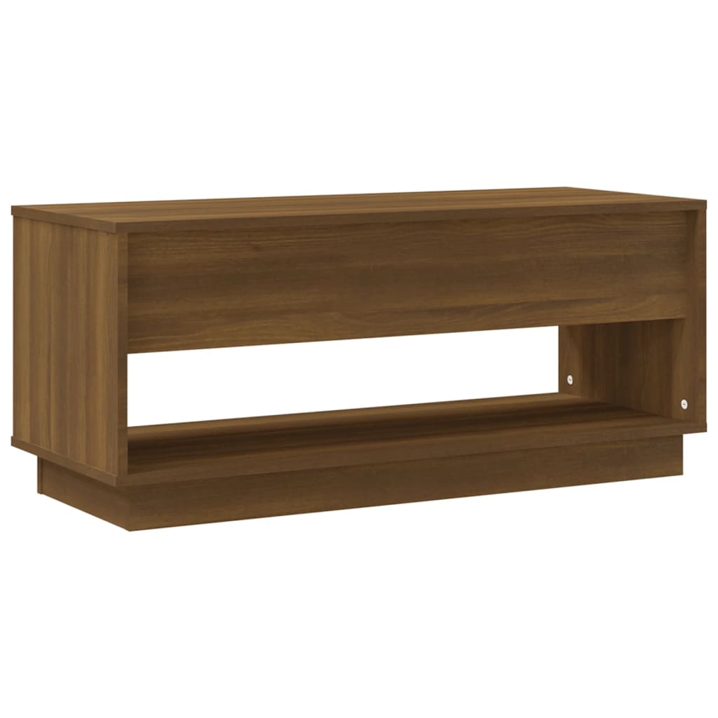 vidaXL Comodă TV, stejar maro, 102x41x44 cm, PAL
