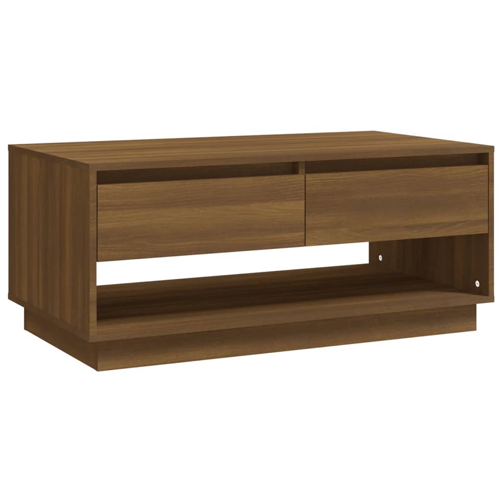 vidaXL Măsuță de cafea, stejar maro, 102,5x55x44 cm, PAL vidaXL Măsuță de cafea, stejar maro, 102,5x55x44 cm, PAL