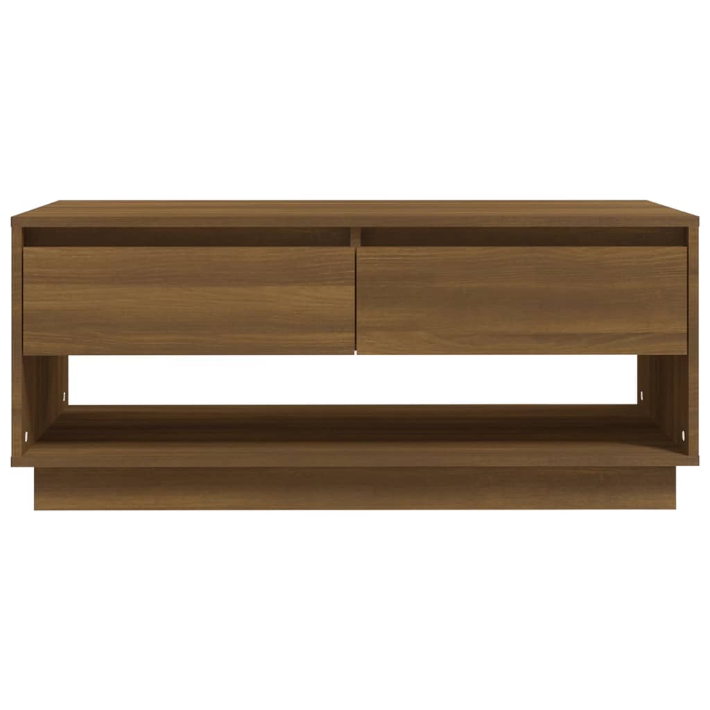 vidaXL Măsuță de cafea, stejar maro, 102,5x55x44 cm, PAL vidaXL Măsuță de cafea, stejar maro, 102,5x55x44 cm, PAL