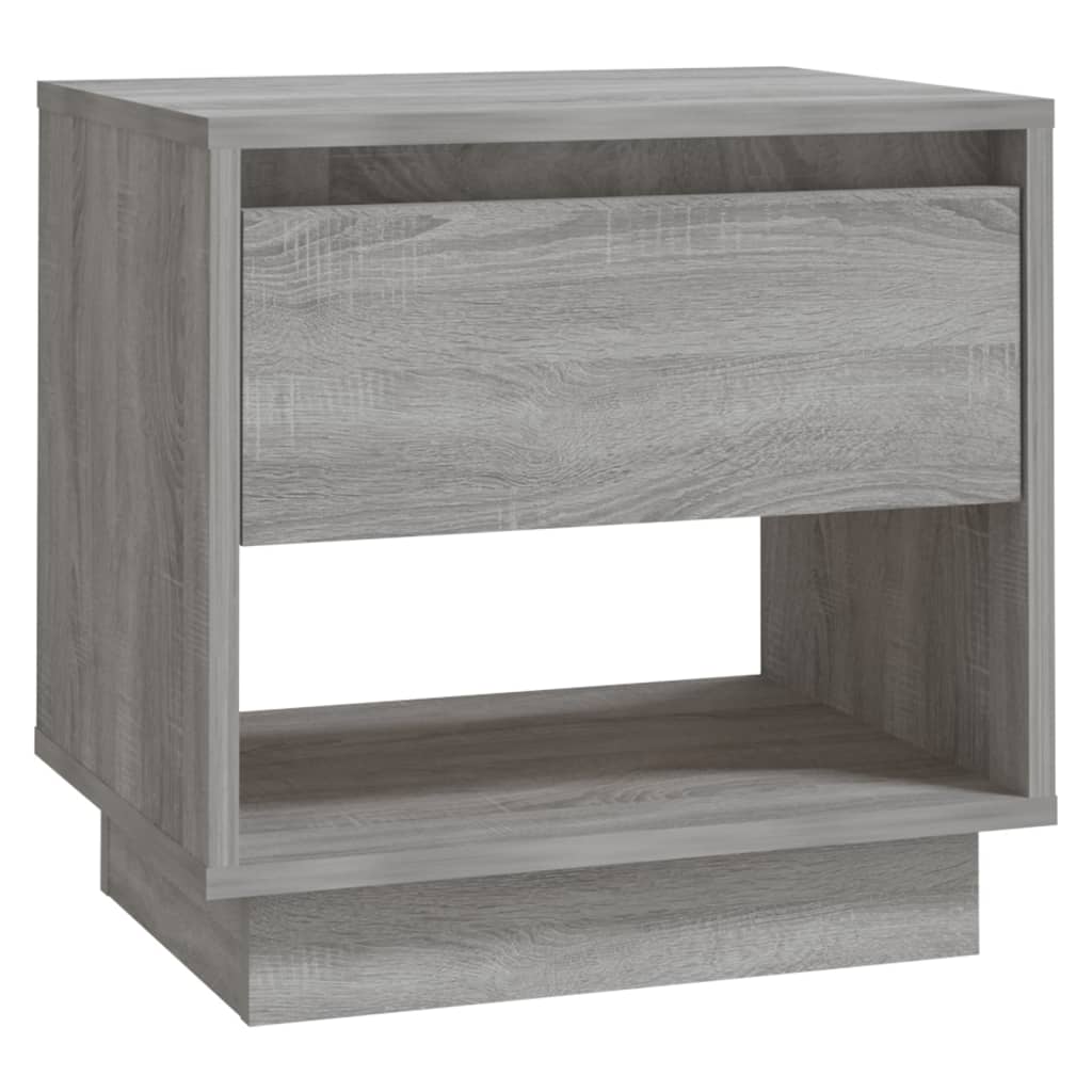 vidaXL Noptiere, stejar gri sonoma, 2 buc., 45x34x44 cm, PAL vidaXL Noptiere, stejar gri sonoma, 2 buc., 45x34x44 cm, PAL