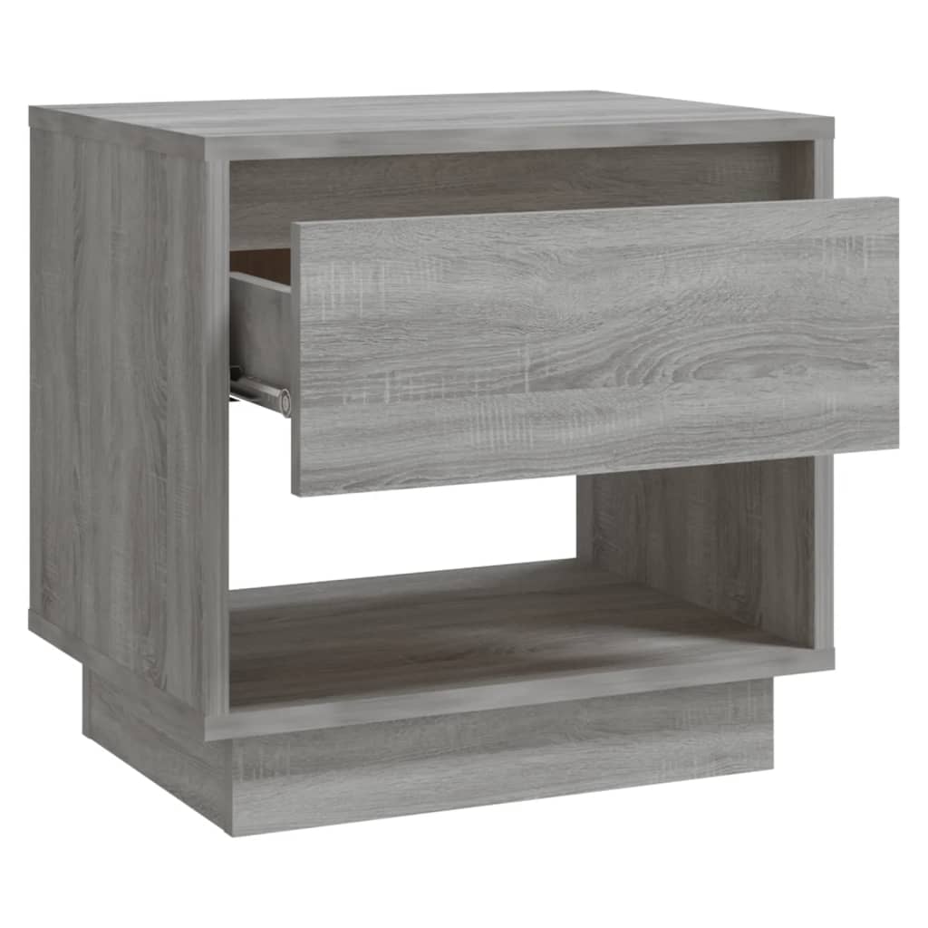 vidaXL Noptiere, stejar gri sonoma, 2 buc., 45x34x44 cm, PAL vidaXL Noptiere, stejar gri sonoma, 2 buc., 45x34x44 cm, PAL