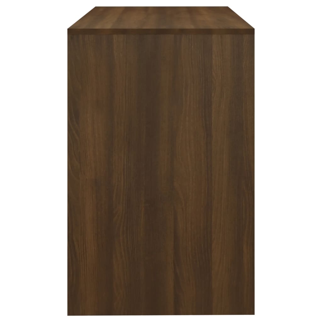 vidaXL Birou, stejar maro, 101x50x76,5 cm, PAL