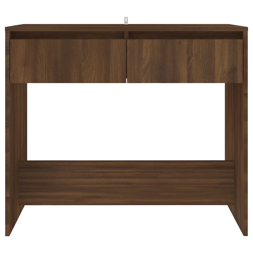 vidaXL Măsuță consolă, stejar maro, 89x41x76,5 cm, lemn prelucrat vidaXL Măsuță consolă, stejar maro, 89x41x76,5 cm, lemn prelucrat