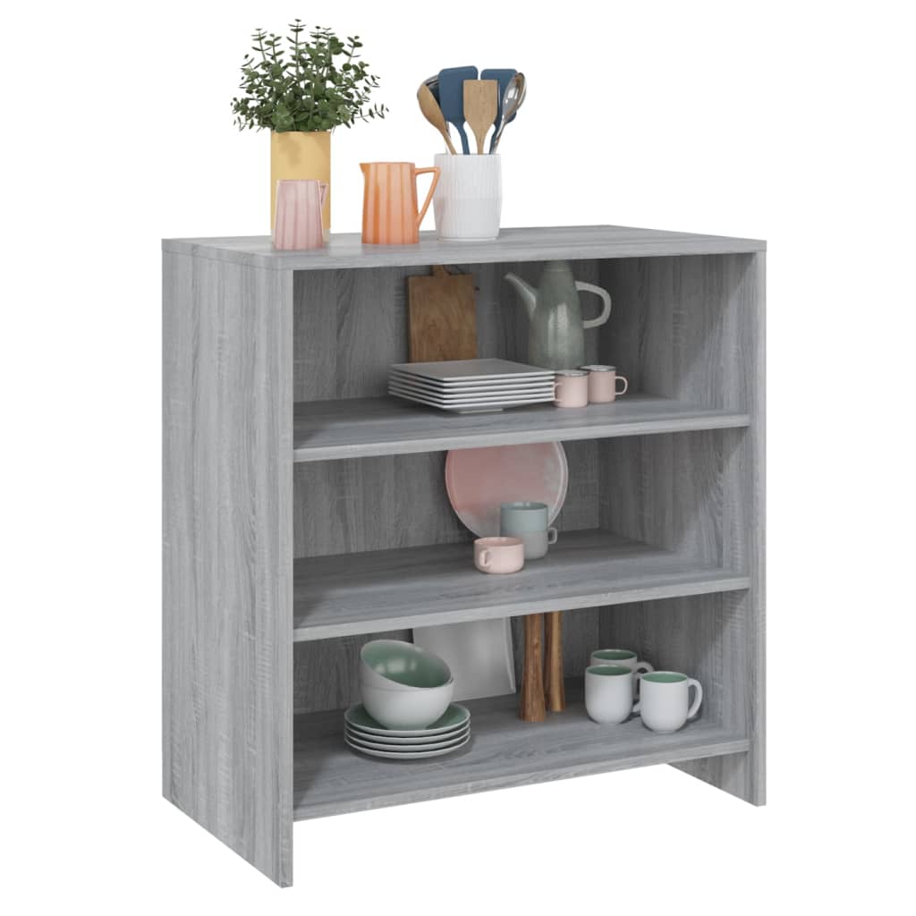 vidaXL Servantă, stejar gri sonoma, 70x40,5x75 cm, PAL vidaXL Servantă, stejar gri sonoma, 70x40,5x75 cm, PAL