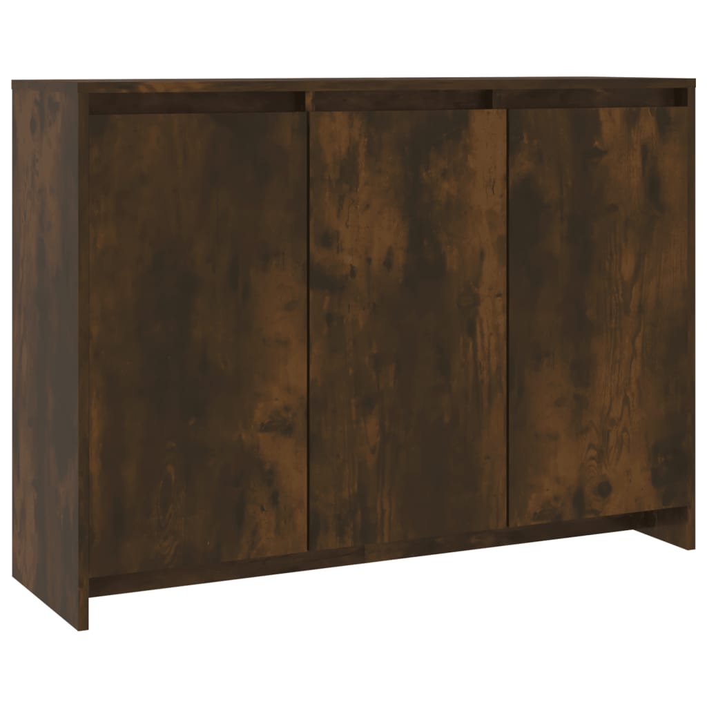 vidaXL Servantă, stejar afumat, 102x33x75 cm, PAL vidaXL Servantă, stejar afumat, 102x33x75 cm, PAL