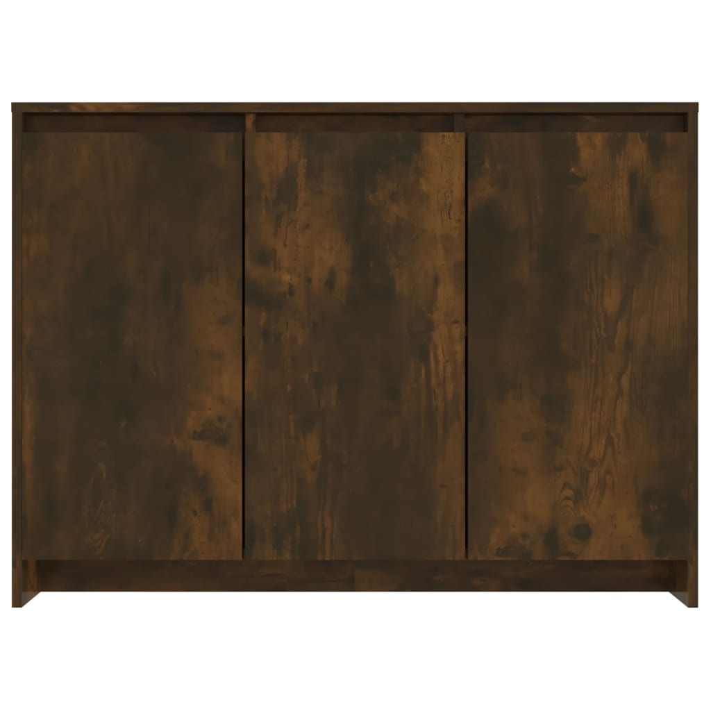 vidaXL Servantă, stejar afumat, 102x33x75 cm, PAL vidaXL Servantă, stejar afumat, 102x33x75 cm, PAL