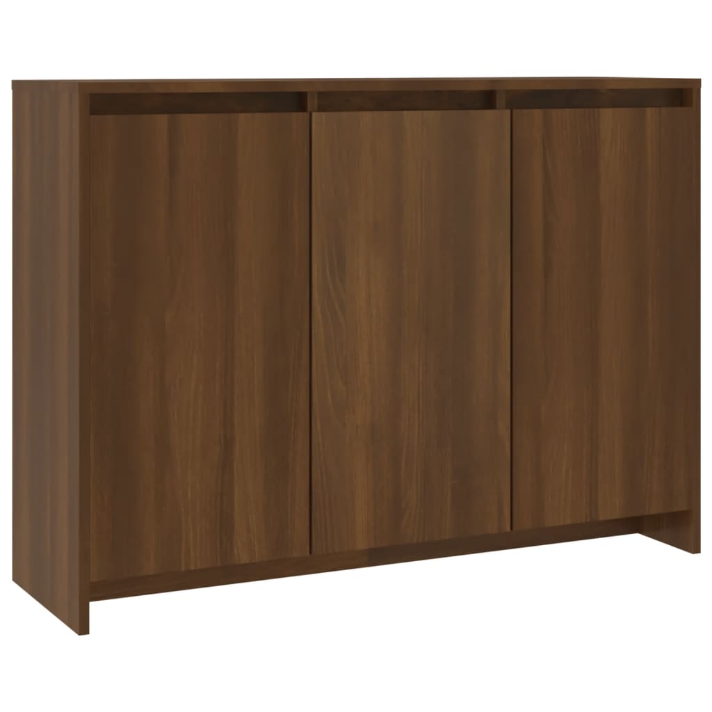 vidaXL Servantă, stejar maro, 102x33x75 cm, lemn prelucrat vidaXL Servantă, stejar maro, 102x33x75 cm, lemn prelucrat