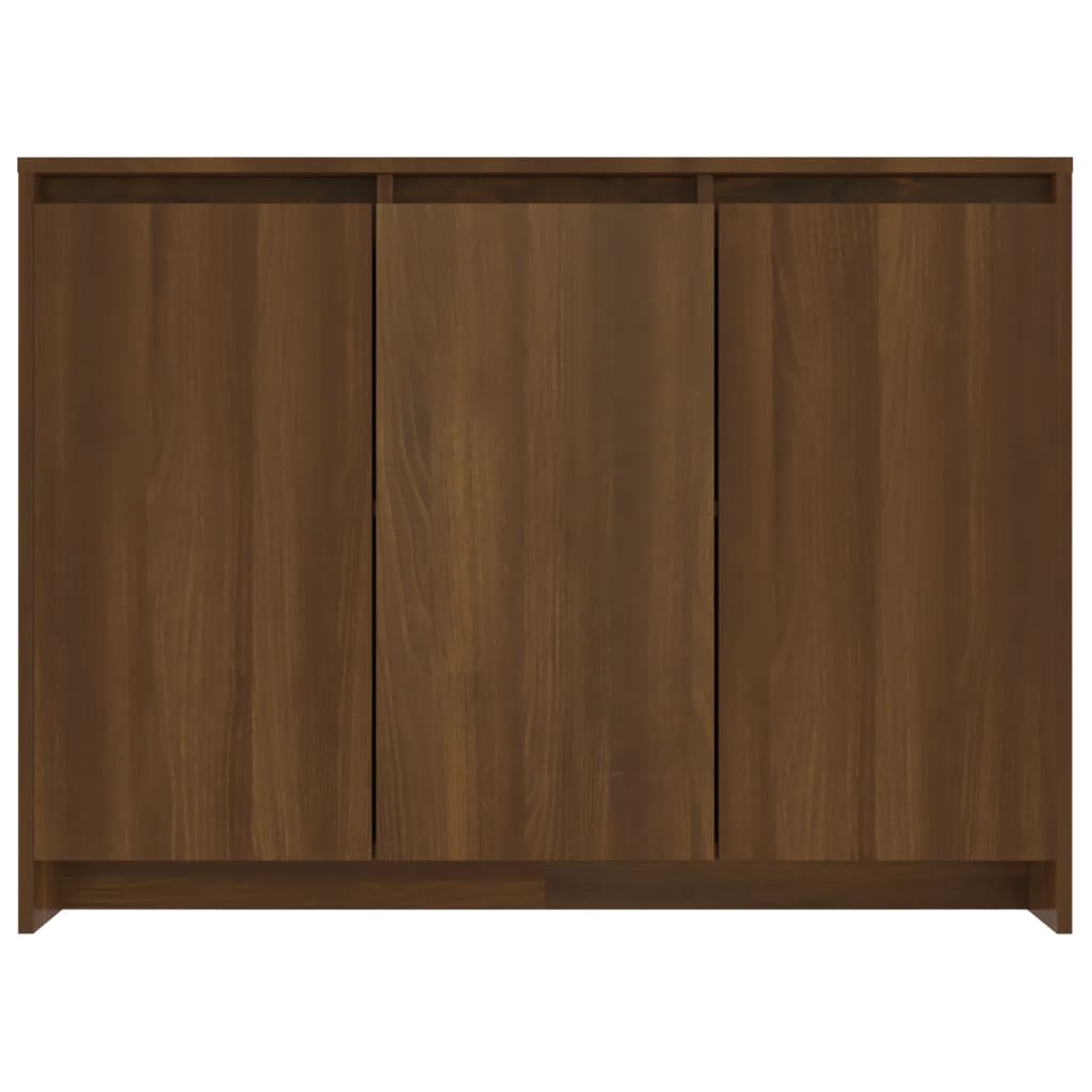 vidaXL Servantă, stejar maro, 102x33x75 cm, lemn prelucrat vidaXL Servantă, stejar maro, 102x33x75 cm, lemn prelucrat