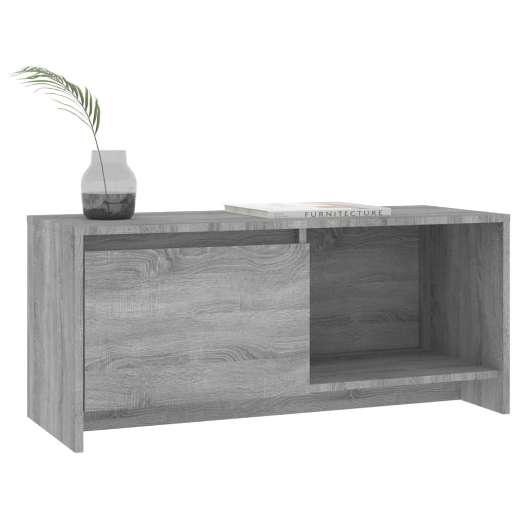 vidaXL Comodă TV, sonoma gri, 90x35x40 cm, PAL vidaXL Comodă TV, sonoma gri, 90x35x40 cm, PAL