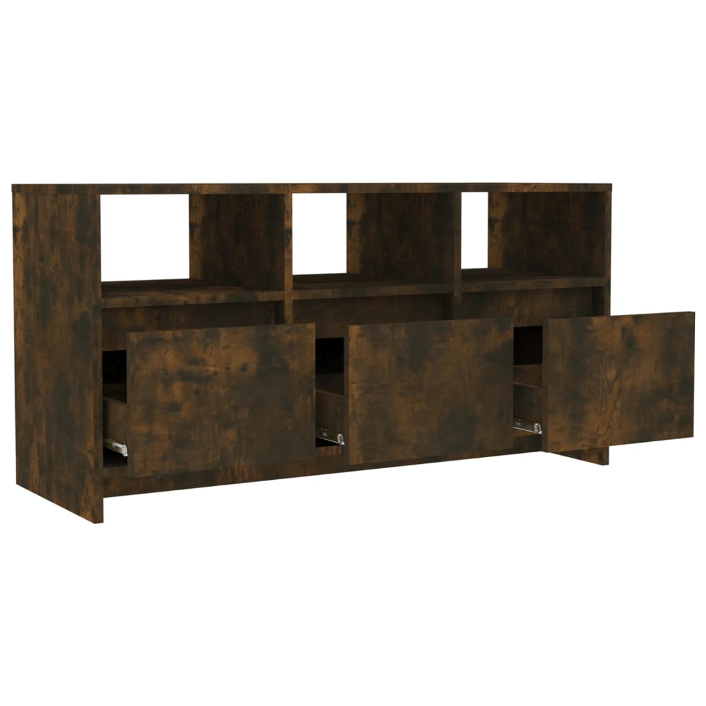 vidaXL Comodă TV, stejar fumuriu, 102x37,5x52,5 cm, lemn prelucrat vidaXL Comodă TV, stejar fumuriu, 102x37,5x52,5 cm, lemn prelucrat