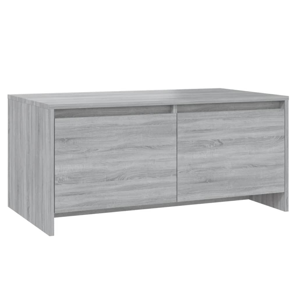 vidaXL Măsuță de cafea, gri sonoma, 90x50x41,5 cm, lemn prelucrat vidaXL Măsuță de cafea, gri sonoma, 90x50x41,5 cm, lemn prelucrat