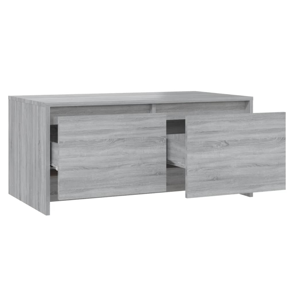 vidaXL Măsuță de cafea, gri sonoma, 90x50x41,5 cm, lemn prelucrat vidaXL Măsuță de cafea, gri sonoma, 90x50x41,5 cm, lemn prelucrat