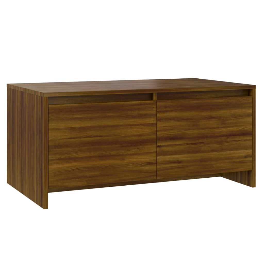 vidaXL Măsuță de cafea, stejar maro, 90x50x41,5 cm, lemn prelucrat vidaXL Măsuță de cafea, stejar maro, 90x50x41,5 cm, lemn prelucrat
