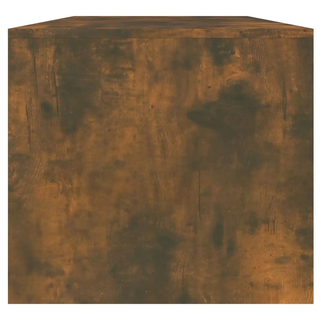 vidaXL Măsuță de cafea, stejar afumat, 102x50x45 cm, lemn prelucrat