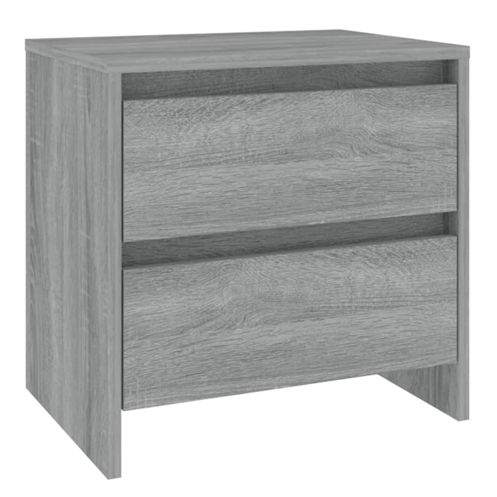 vidaXL Noptiere, 2 buc., stejar sonoma gri, 45x34,5x44,5 cm, PAL vidaXL Noptiere, 2 buc., stejar sonoma gri, 45x34,5x44,5 cm, PAL
