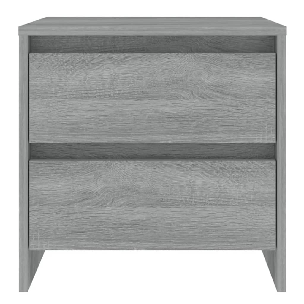 vidaXL Noptiere, 2 buc., stejar sonoma gri, 45x34,5x44,5 cm, PAL vidaXL Noptiere, 2 buc., stejar sonoma gri, 45x34,5x44,5 cm, PAL