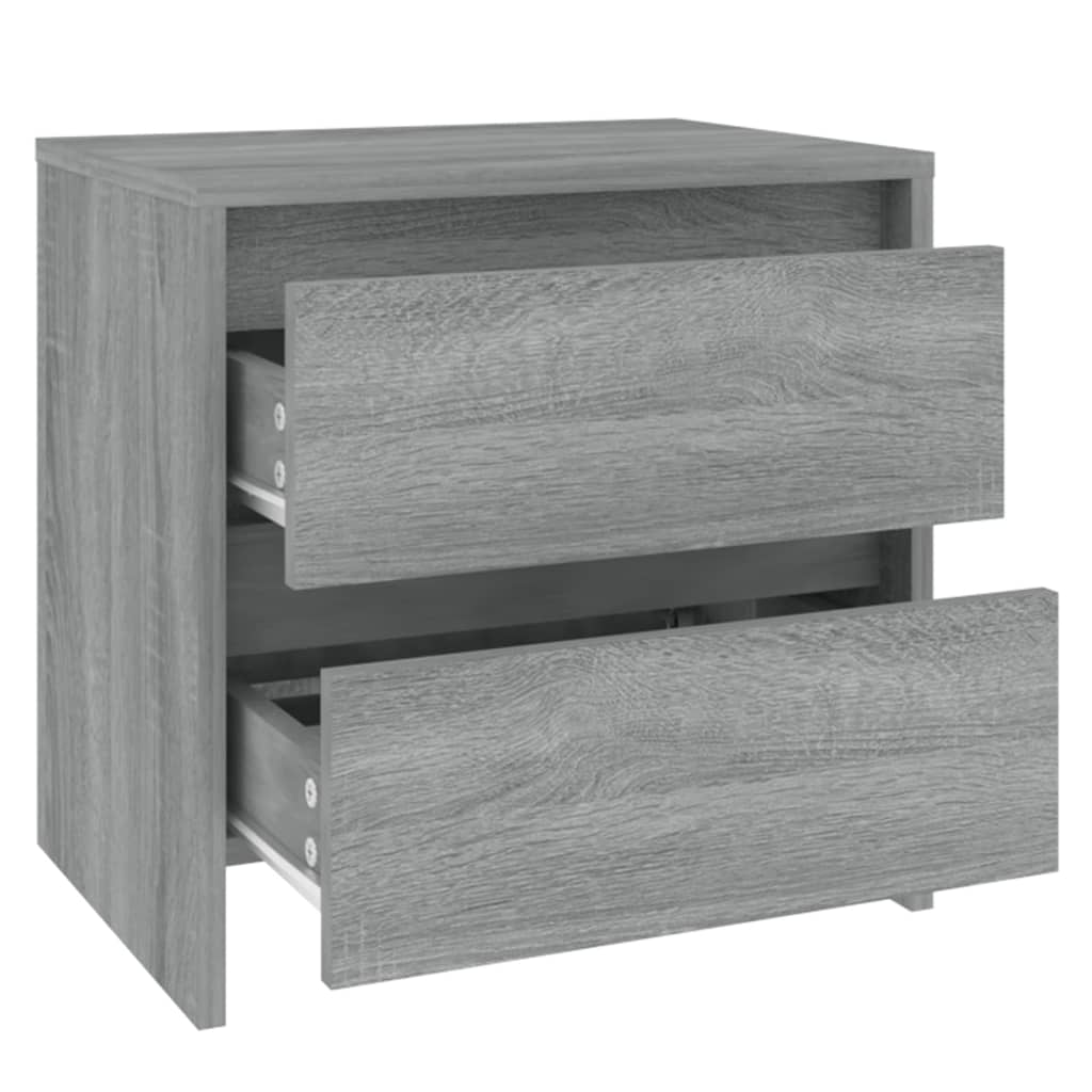 vidaXL Noptiere, 2 buc., stejar sonoma gri, 45x34,5x44,5 cm, PAL vidaXL Noptiere, 2 buc., stejar sonoma gri, 45x34,5x44,5 cm, PAL