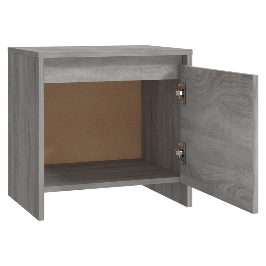 vidaXL Noptieră, stejar sonoma gri, 45x34x44,5 cm, PAL vidaXL Noptieră, stejar sonoma gri, 45x34x44,5 cm, PAL