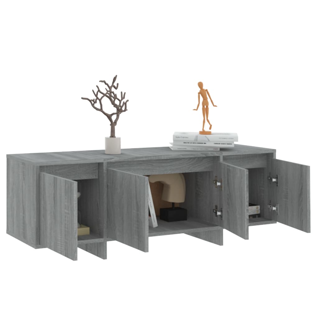 vidaXL Comodă TV, stejar sonoma gri, 120x30x40,5 cm, PAL vidaXL Comodă TV, stejar sonoma gri, 120x30x40,5 cm, PAL