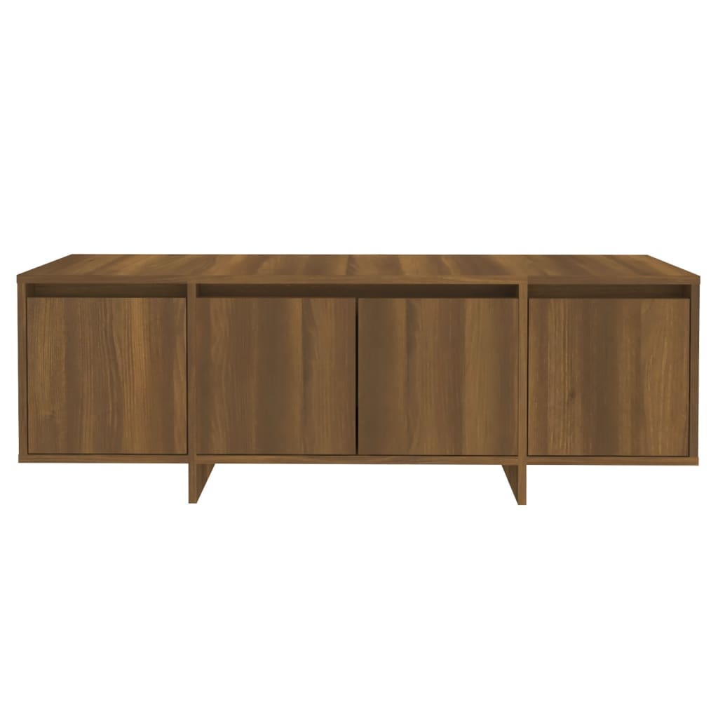 vidaXL Comodă TV, stejar maro, 120x30x40,5 cm, lemn prelucrat