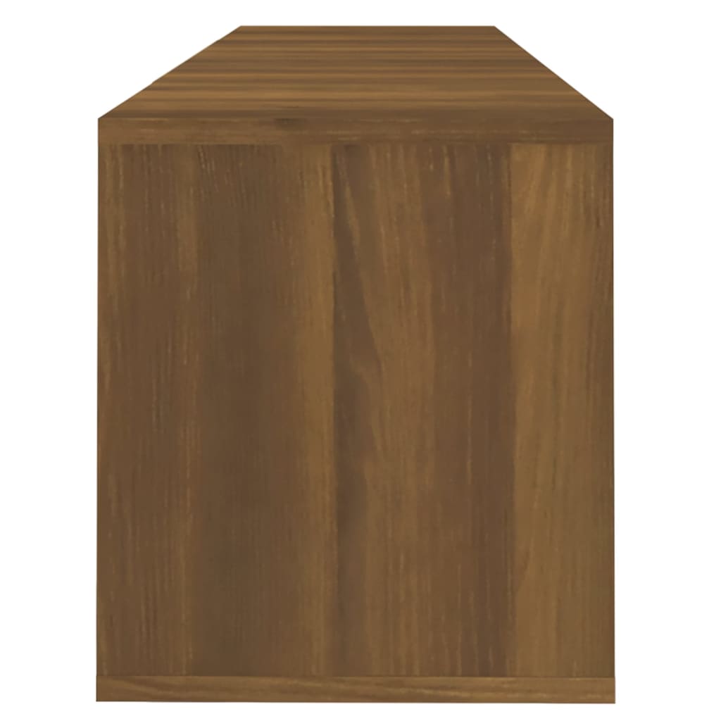 vidaXL Comodă TV, stejar maro, 120x30x40,5 cm, lemn prelucrat