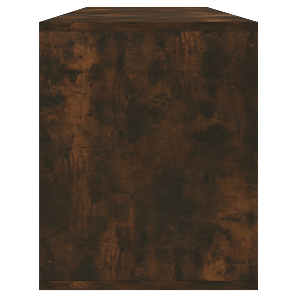 vidaXL Comodă TV, stejar fumuriu, 130x35x50 cm, PAL vidaXL Comodă TV, stejar fumuriu, 130x35x50 cm, PAL