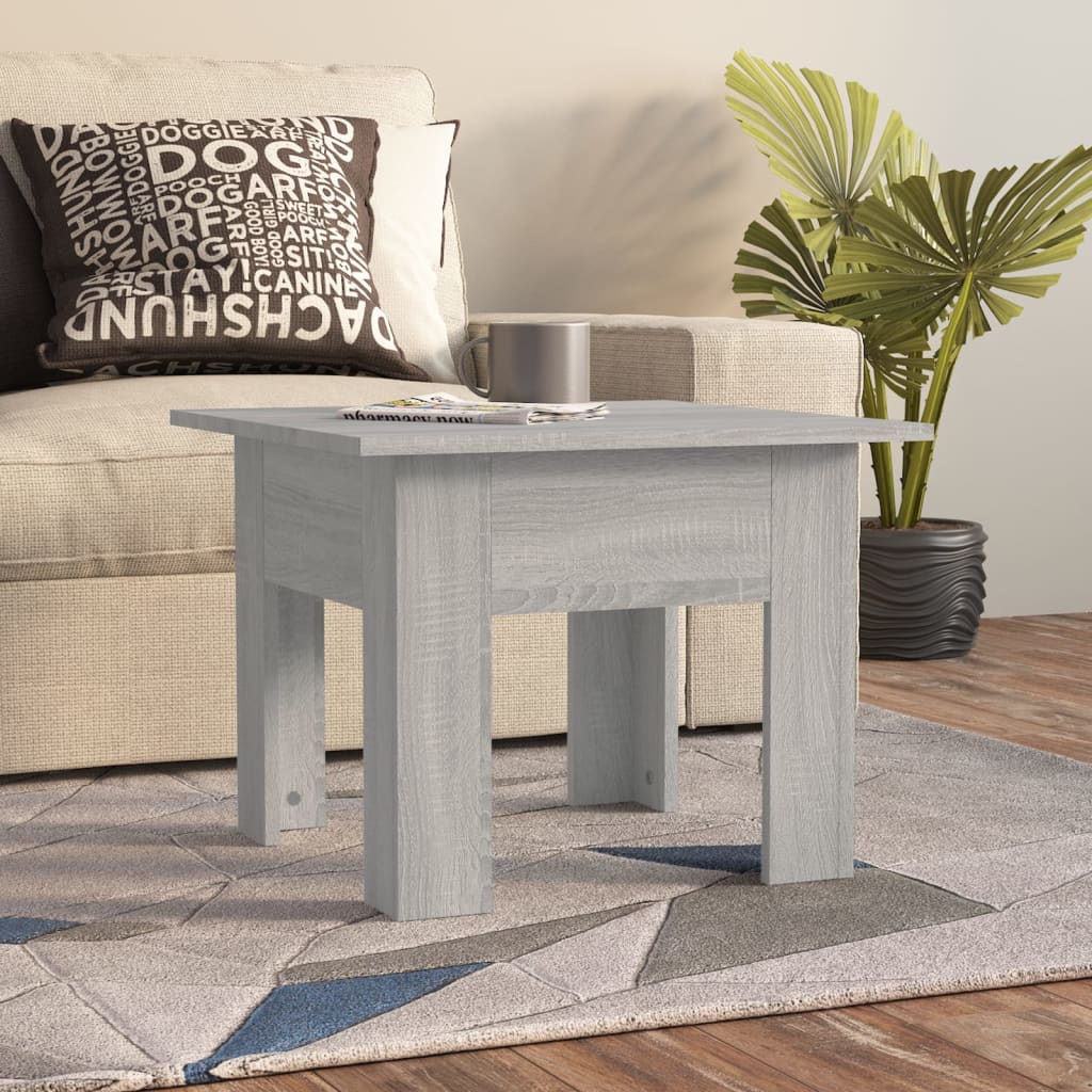 vidaXL Măsuță de cafea, stejar sonoma gri, 55x55x42 cm, lemn prelucrat vidaXL Măsuță de cafea, stejar sonoma gri, 55x55x42 cm, lemn prelucrat