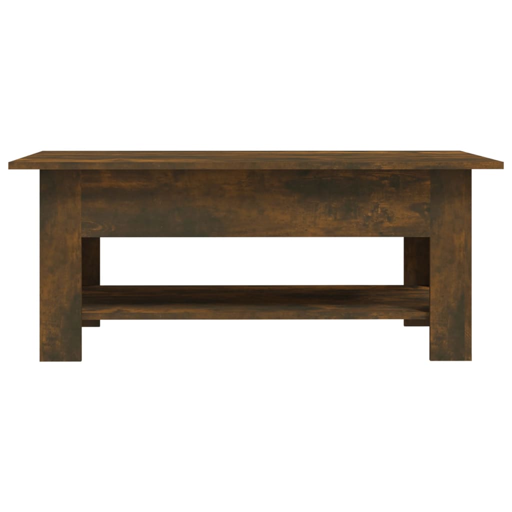 vidaXL Măsuță de cafea, stejar fumuriu, 102x55x42 cm, lemn prelucrat vidaXL Măsuță de cafea, stejar fumuriu, 102x55x42 cm, lemn prelucrat