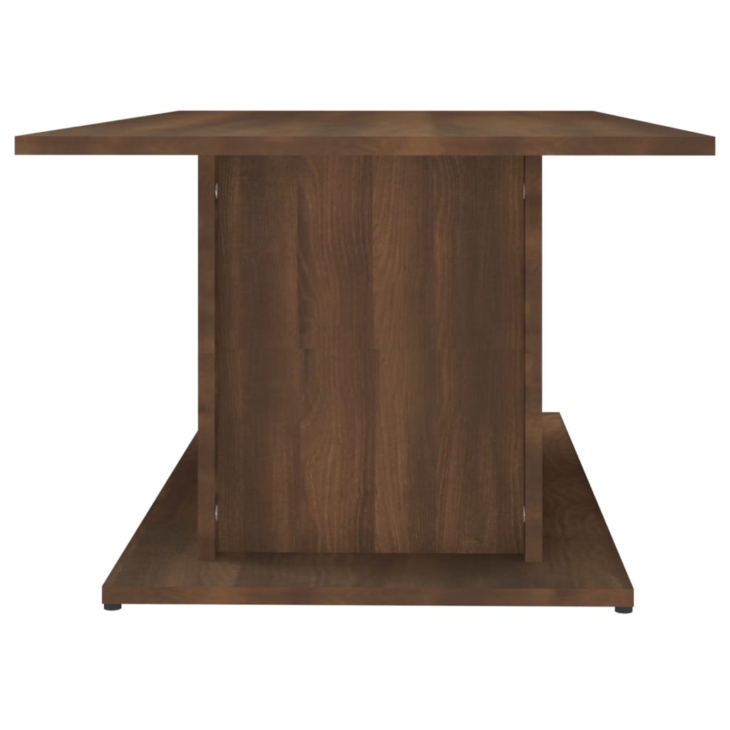 vidaXL Măsuță de cafea, stejar maro, 102x55,5x40 cm, lemn prelucrat vidaXL Măsuță de cafea, stejar maro, 102x55,5x40 cm, lemn prelucrat