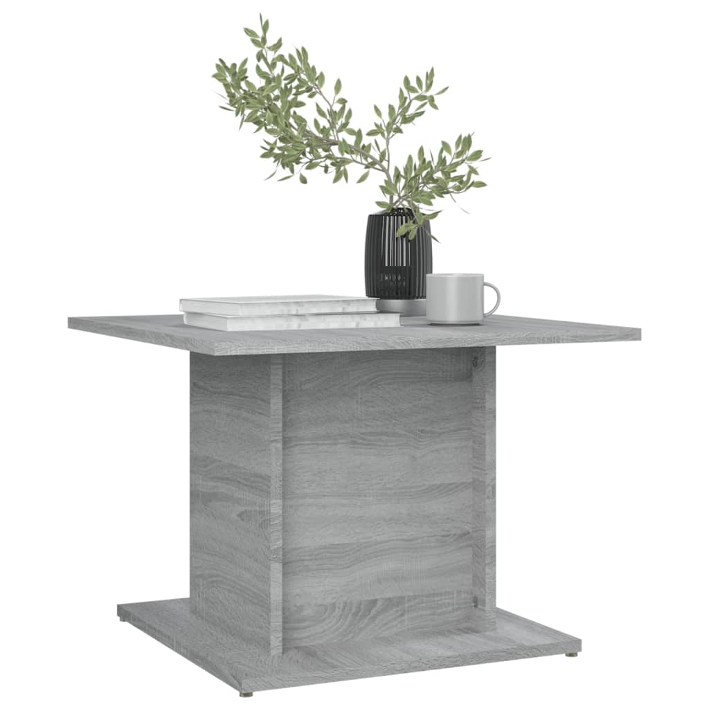 vidaXL Măsuță de cafea, gri sonoma, 55,5x55,5x40 cm, lemn prelucrat vidaXL Măsuță de cafea, gri sonoma, 55,5x55,5x40 cm, lemn prelucrat