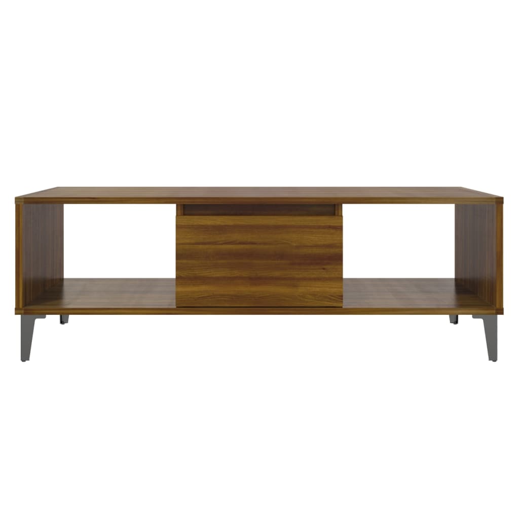vidaXL Măsuță de cafea, stejar maro, 103,5x60x35 cm, lemn prelucrat vidaXL Măsuță de cafea, stejar maro, 103,5x60x35 cm, lemn prelucrat