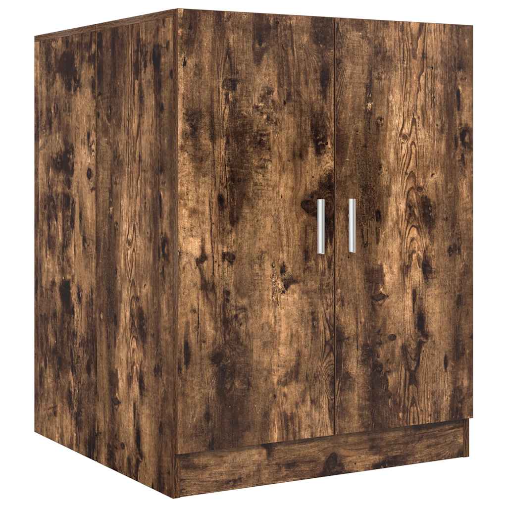 vidaXL Dulap mașină de spălat, stejar fumuriu, 71x71,5x91,5 cm vidaXL Dulap mașină de spălat, stejar fumuriu, 71x71,5x91,5 cm