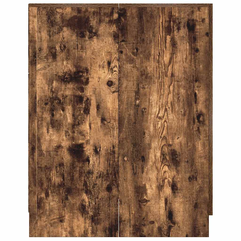vidaXL Dulap mașină de spălat, stejar fumuriu, 71x71,5x91,5 cm vidaXL Dulap mașină de spălat, stejar fumuriu, 71x71,5x91,5 cm