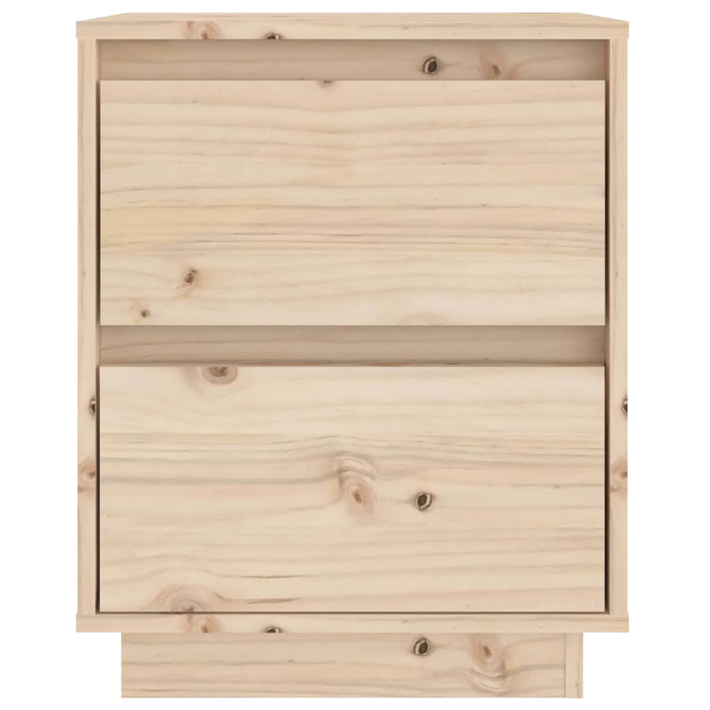 vidaXL Noptiere, 2 buc., 40x35x50 cm, lemn masiv de pin vidaXL Noptiere, 2 buc., 40x35x50 cm, lemn masiv de pin