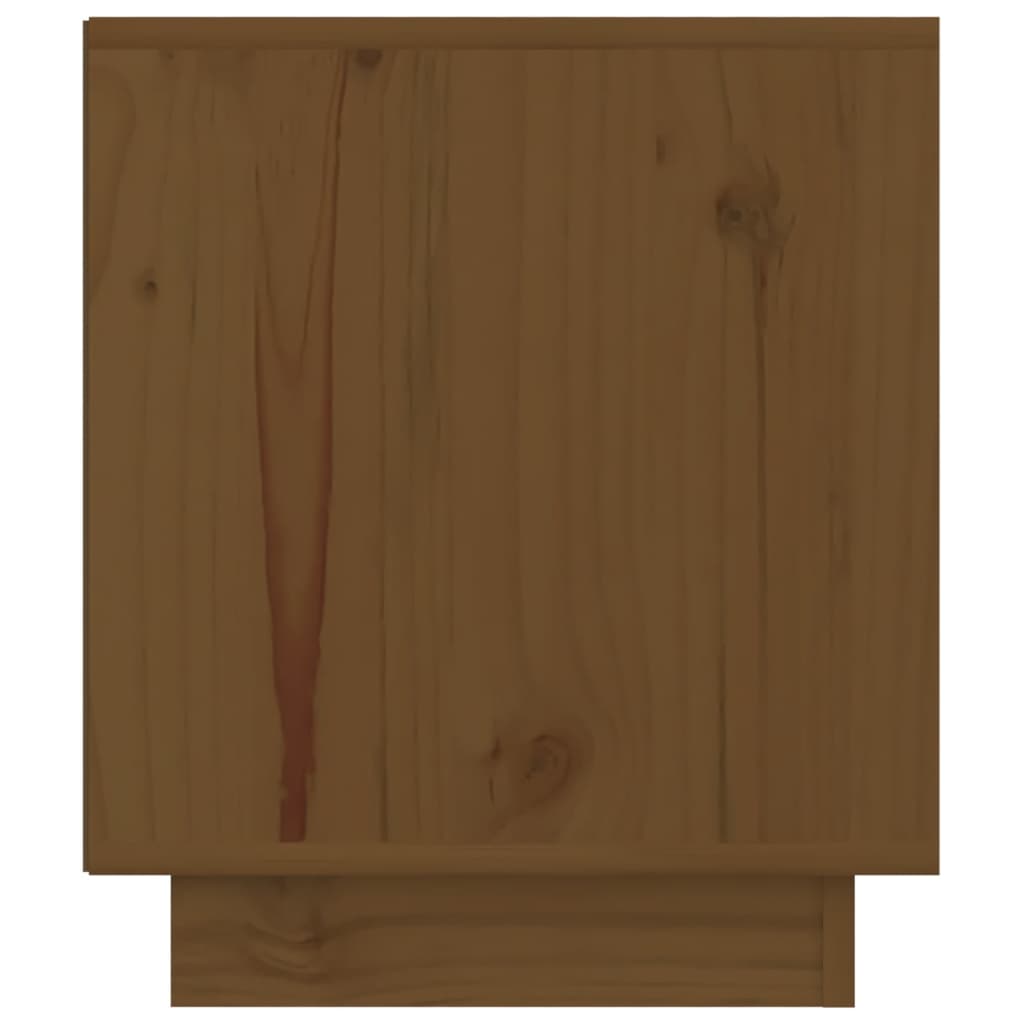 vidaXL Noptiere, 2 buc, maro miere, 40x34x40 cm, lemn masiv de pin