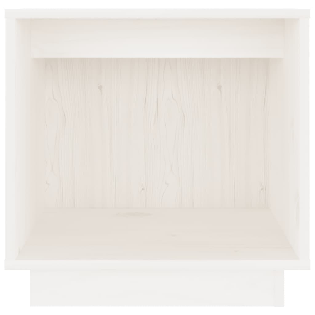 vidaXL Noptiere, alb, 2 buc., 40x30x40 cm, lemn masiv de pin vidaXL Noptiere, alb, 2 buc., 40x30x40 cm, lemn masiv de pin