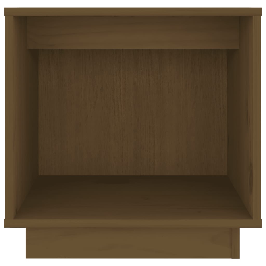 vidaXL Noptiere, 2 buc, maro miere, 40x30x40 cm, lemn masiv de pin