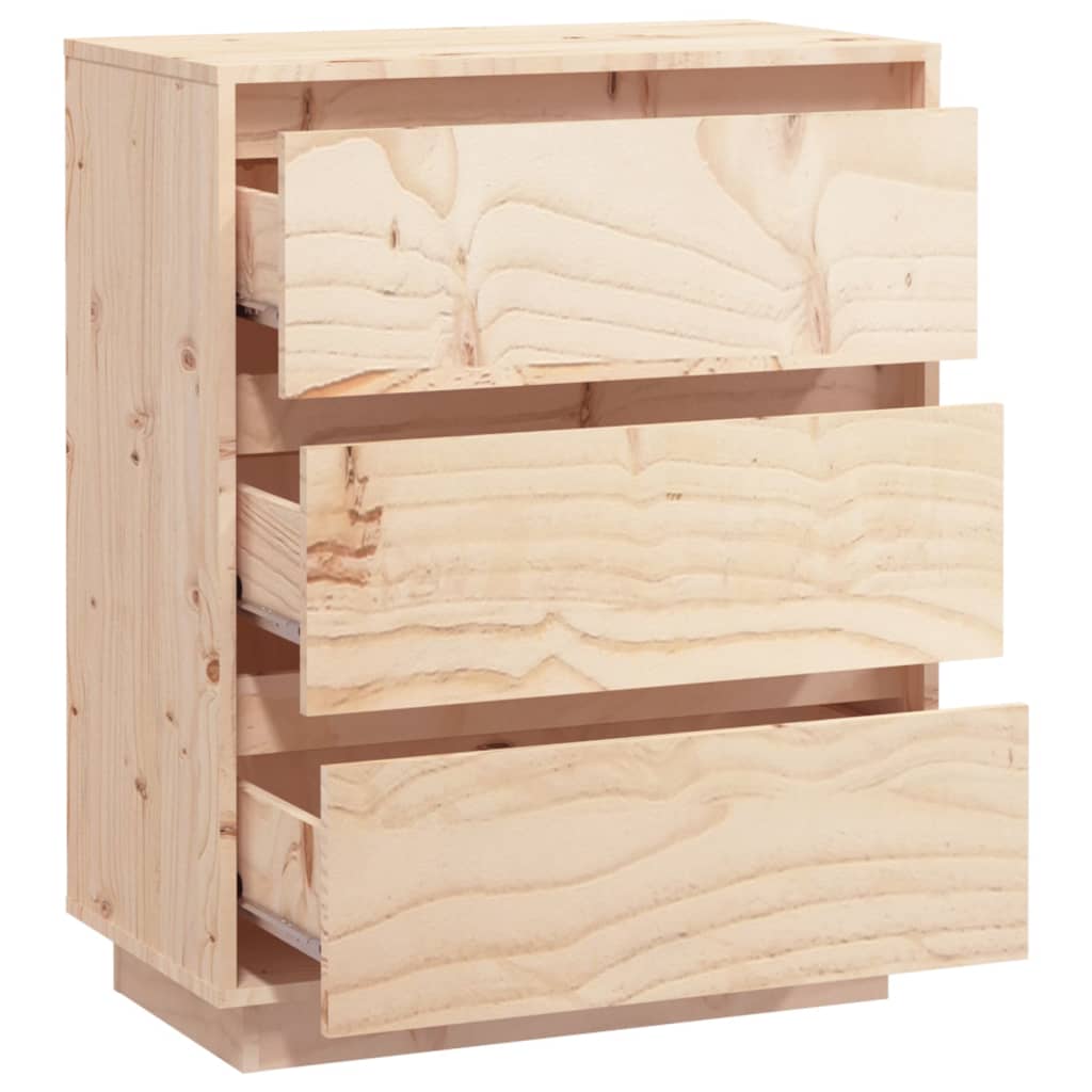 vidaXL Dulap, 60x34x75 cm, lemn masiv de pin vidaXL Dulap, 60x34x75 cm, lemn masiv de pin