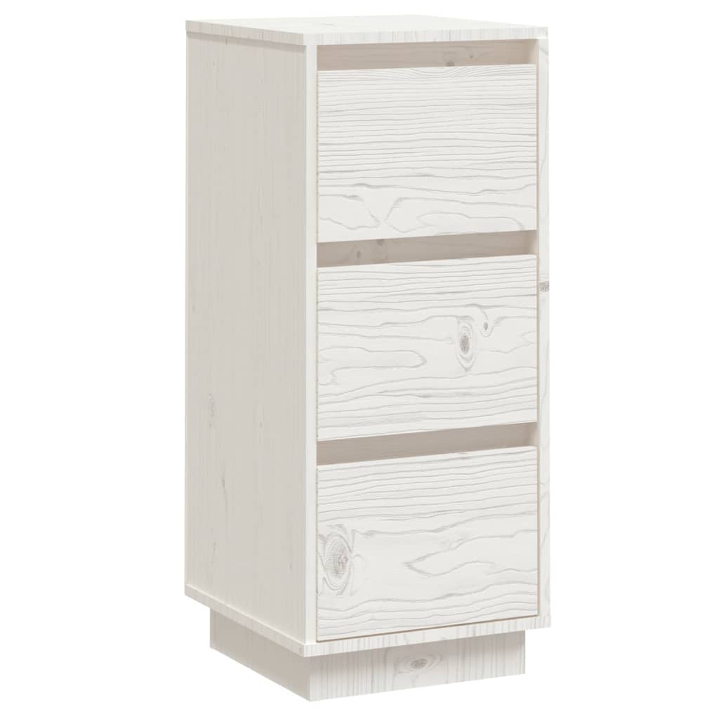vidaXL Servantă, alb, 32x34x75 cm, lemn masiv de pin vidaXL Servantă, alb, 32x34x75 cm, lemn masiv de pin