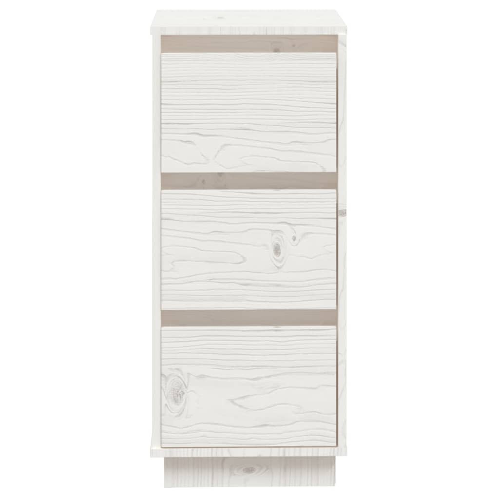 vidaXL Servantă, alb, 32x34x75 cm, lemn masiv de pin vidaXL Servantă, alb, 32x34x75 cm, lemn masiv de pin