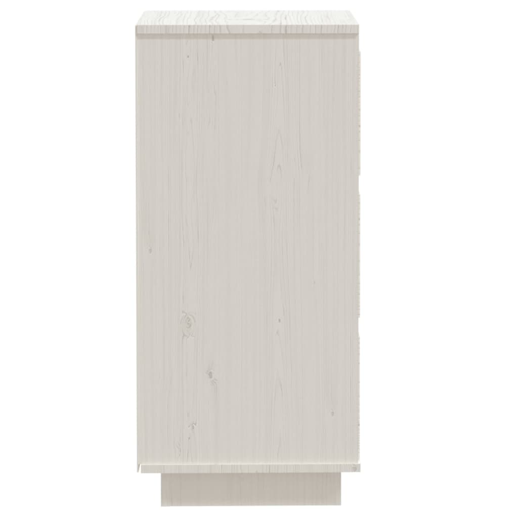 vidaXL Servantă, alb, 32x34x75 cm, lemn masiv de pin vidaXL Servantă, alb, 32x34x75 cm, lemn masiv de pin