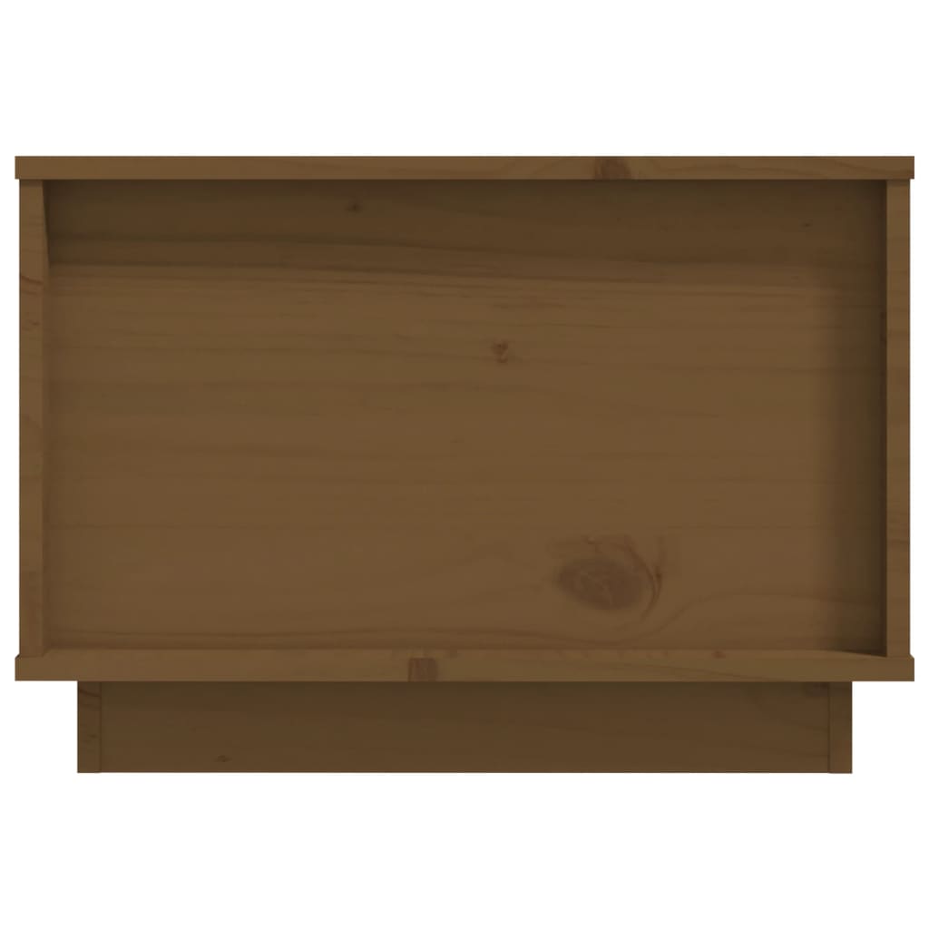 vidaXL Măsuță de cafea, maro miere, 60x50x35 cm, lemn masiv de pin vidaXL Măsuță de cafea, maro miere, 60x50x35 cm, lemn masiv de pin