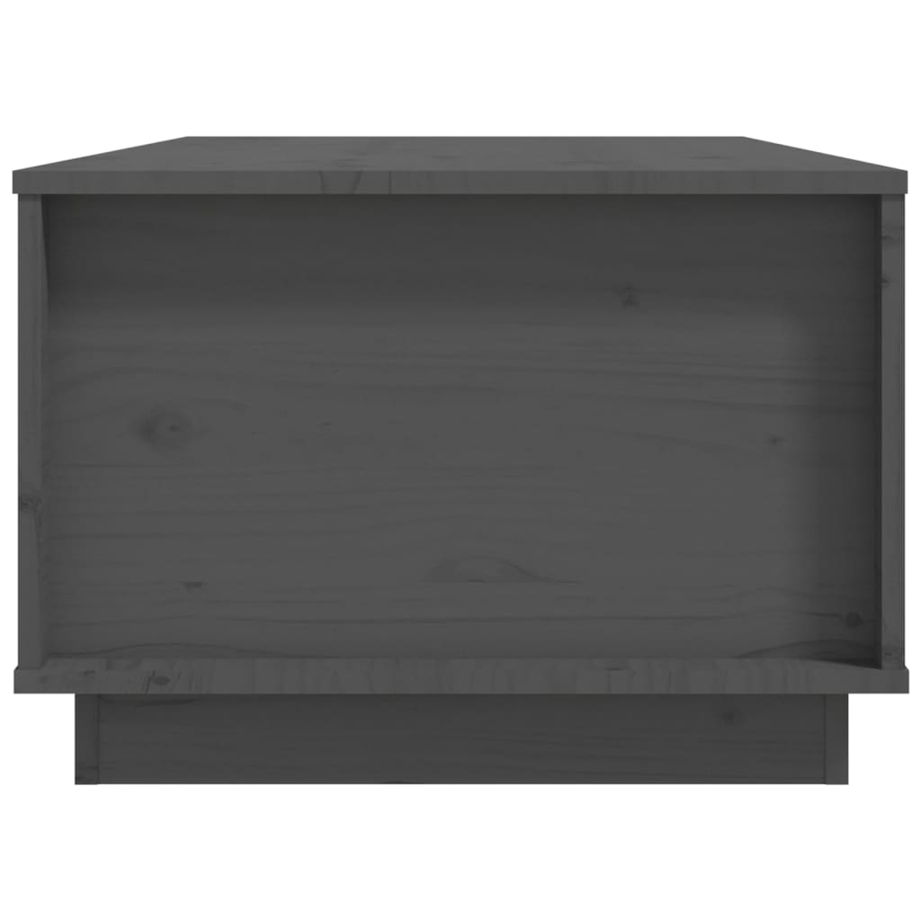 vidaXL Măsuță de cafea, gri, 100x50x35 cm, lemn masiv de pin vidaXL Măsuță de cafea, gri, 100x50x35 cm, lemn masiv de pin
