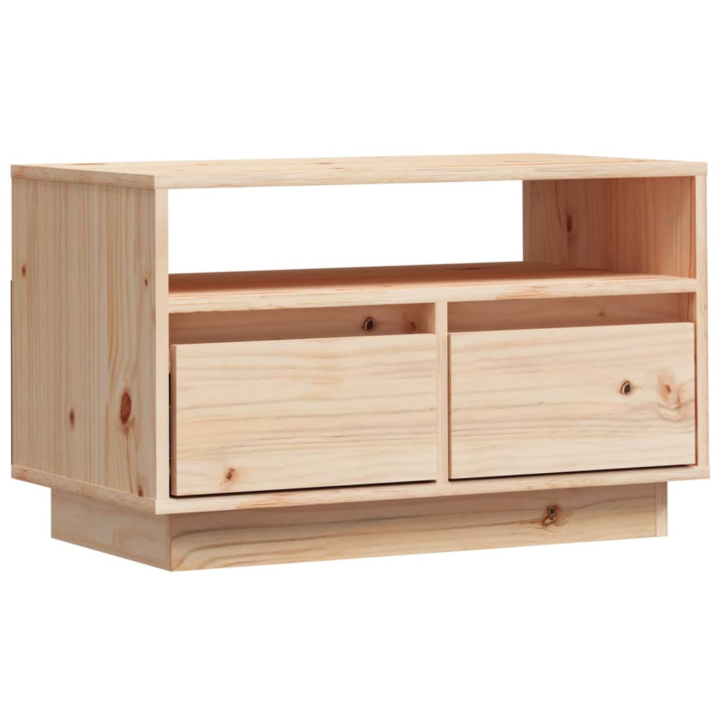 vidaXL Comodă TV, 60x35x37 cm, lemn masiv de pin