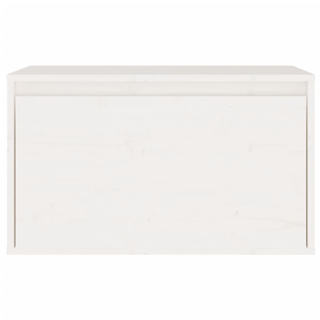 vidaXL Dulap de perete, alb, 60x30x35 cm, lemn masiv de pin vidaXL Dulap de perete, alb, 60x30x35 cm, lemn masiv de pin