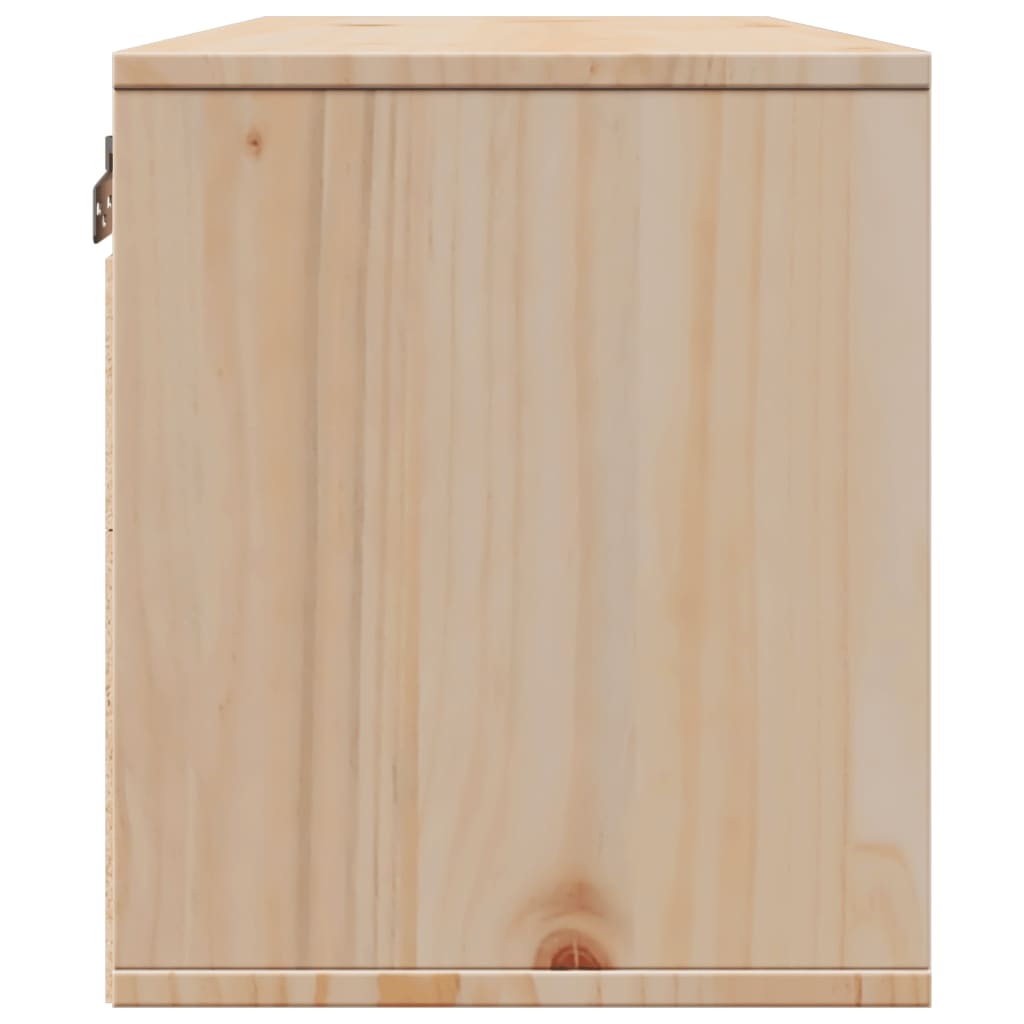 vidaXL Dulap de perete, 80x30x35 cm, lemn masiv de pin vidaXL Dulap de perete, 80x30x35 cm, lemn masiv de pin