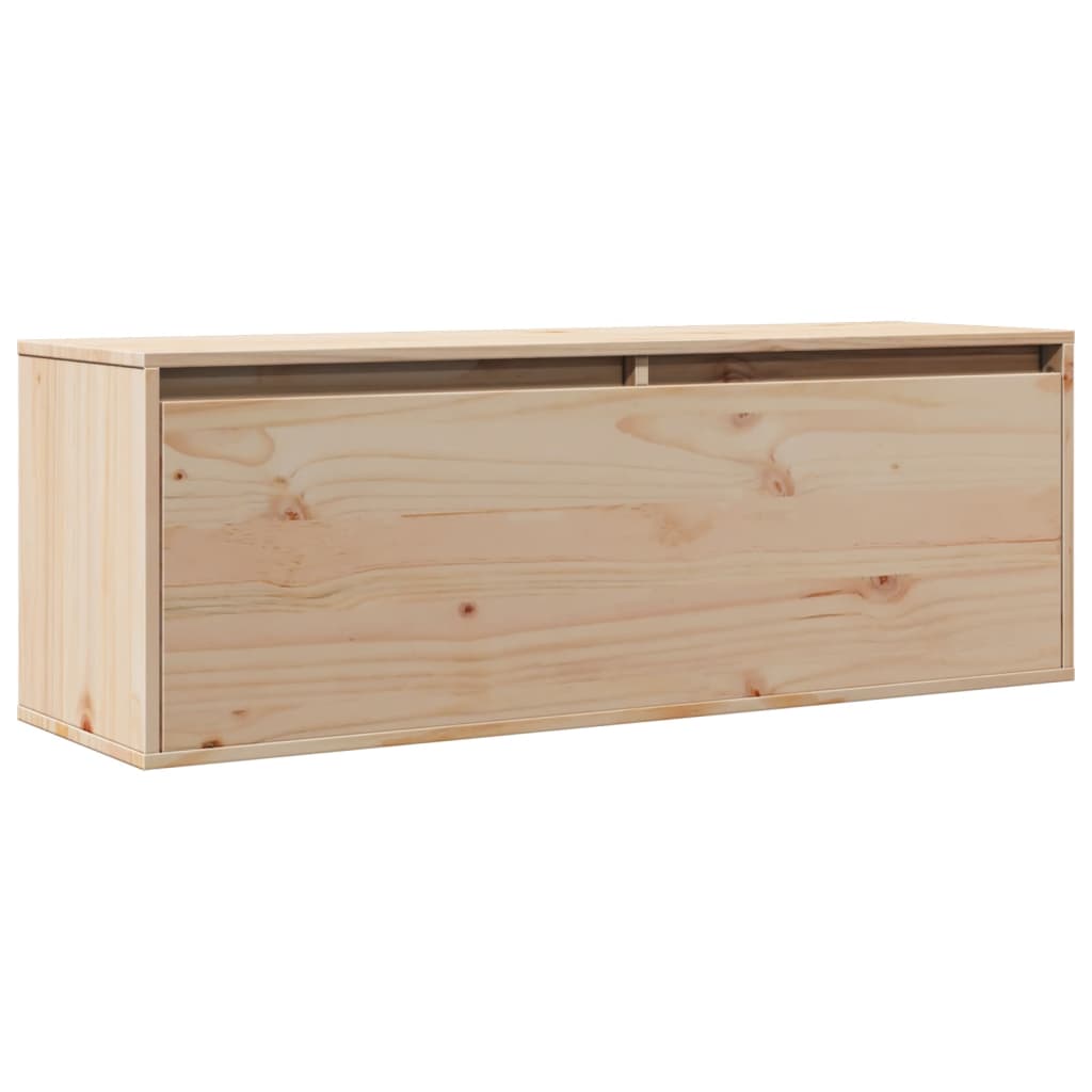vidaXL Dulap de perete, 100x30x35 cm, lemn masiv de pin