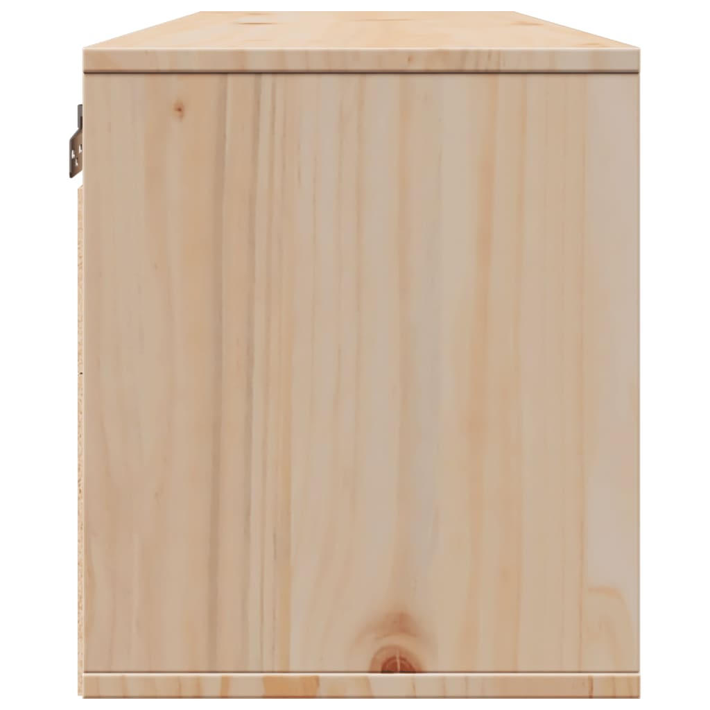 vidaXL Dulap de perete, 100x30x35 cm, lemn masiv de pin